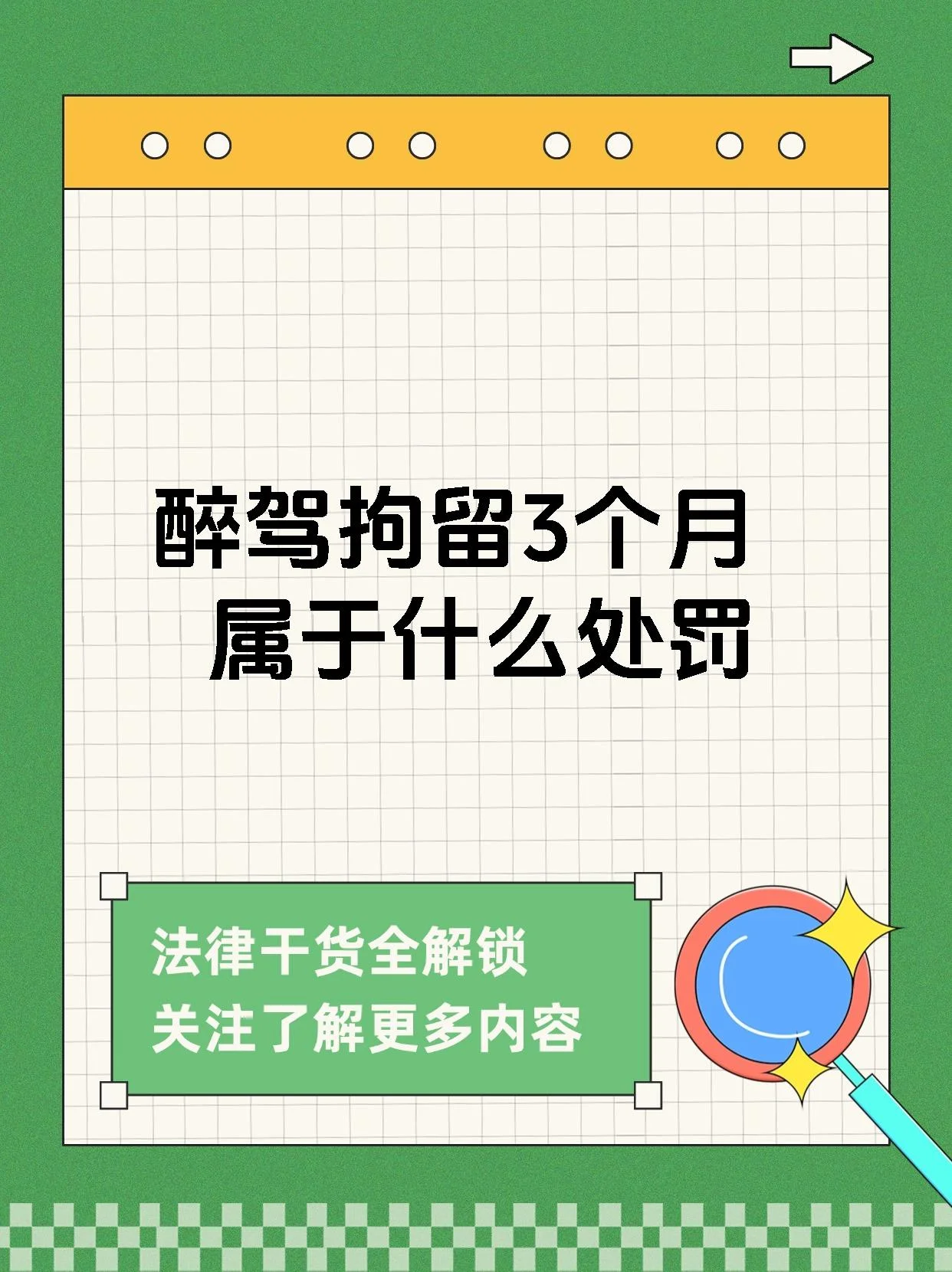 酒驾拘留法律警示图：呼气测试单、手铐与警车灯光_1