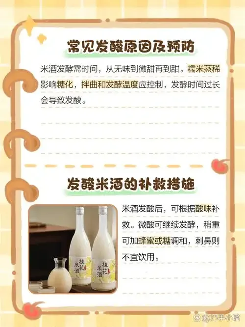 米酒酿造过程细节展示：一碗蒸好的糯米饭和正在发酵的玻璃罐，强调清洁与温度控制对防止米酒变酸的重要性。_1