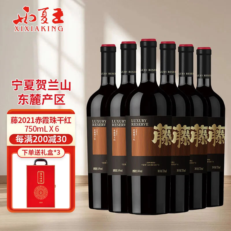 贺兰山东麓葡萄园与西夏王风格干红葡萄酒特写,展示风土与成酒的关系_1