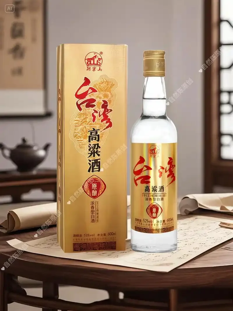 纯高粱酒与高粱小麦酒的原料及成品对比图：红高粱、小麦与两杯不同酒液_1