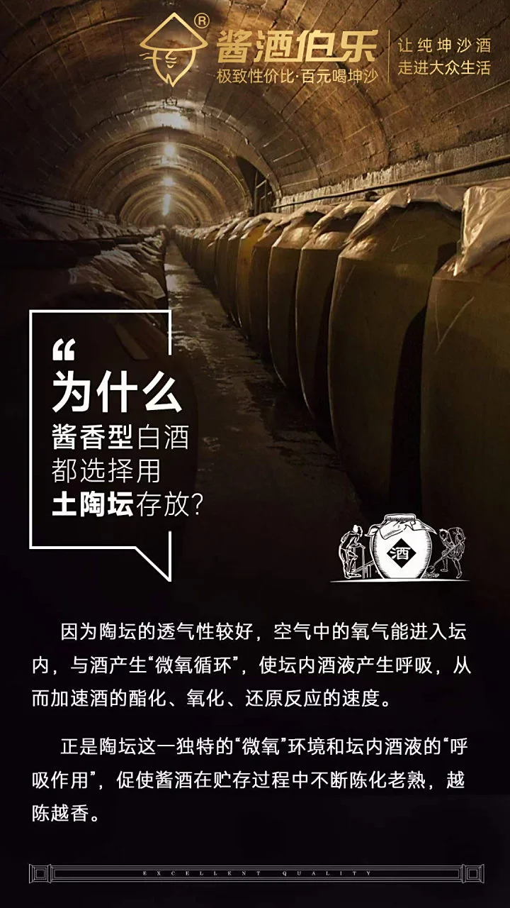 酱香型白酒在专业酒窖或家庭酒柜中的正确储藏展示图_1