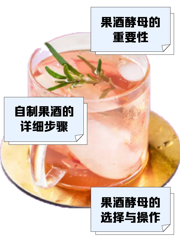 家庭自酿葡萄酒发酵场景特写：发酵罐中活跃的葡萄酒与旁边专业的酿酒酵母包装。_1