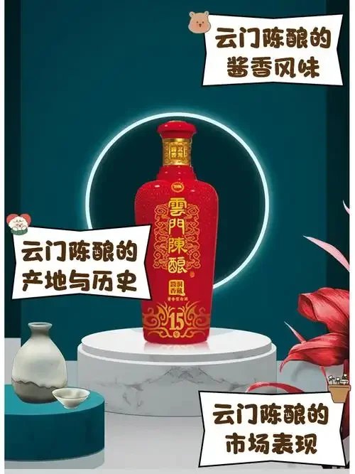 一滴悬挂在酒杯边缘的琥珀色酱香酒液，光线凸显其粘稠感与光泽，背景是陈酿环境。_1
