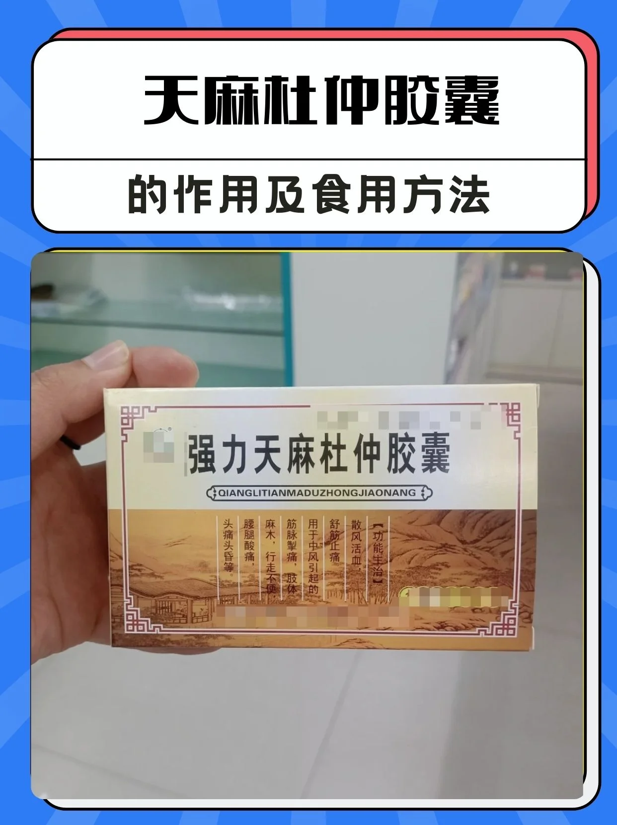 杜仲、天麻、灵芝在透明玻璃酒罐中浸泡的详细特写，展示家庭自制药酒的真实场景。_1