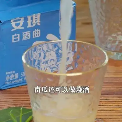 南瓜酒制作过程展示：成熟南瓜、发酵罐及酿酒工具_1