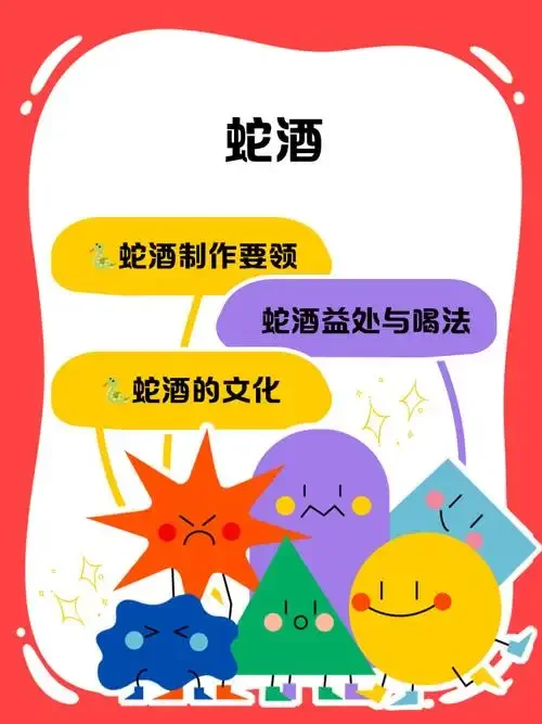 用于泡制蛇酒的几种经典中药材展示，包括枸杞、当归、黄芪、熟地黄等，旁边有一小瓶白酒作为参照。_1