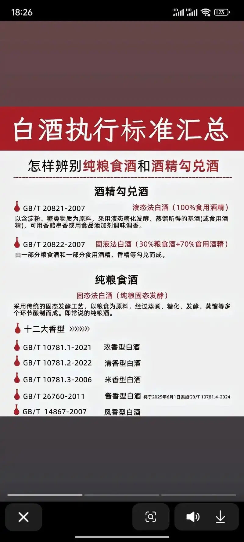 一杯清澈的白酒与高脚杯、红高粱、酿酒笔记的对比静物图，用于展示纯粮酒的视觉特征。_1