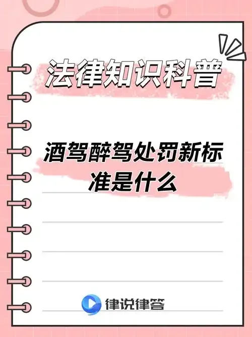 酒驾处罚标准警示图：法律条文与禁止酒驾的符号组合_1