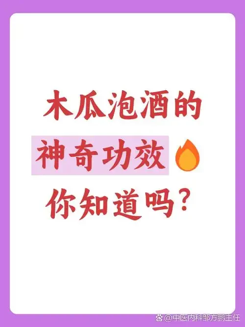 家庭自制木瓜泡酒过程展示：玻璃罐中金黄的木瓜块与冰糖在白酒中清晰可见，旁边摆放着新鲜木瓜和工具。_1