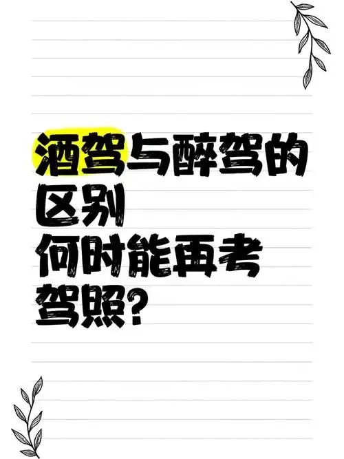 酒驾驾照吊销后重新考取驾照的流程概念图，包含驾照、申请表和学习证明。_1