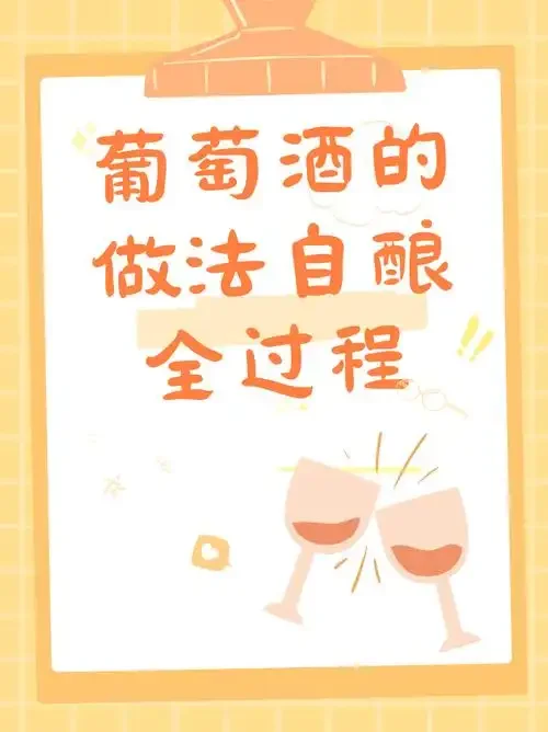 家庭自酿葡萄酒准备工作：新鲜葡萄、发酵容器和工具摆放示意图_1