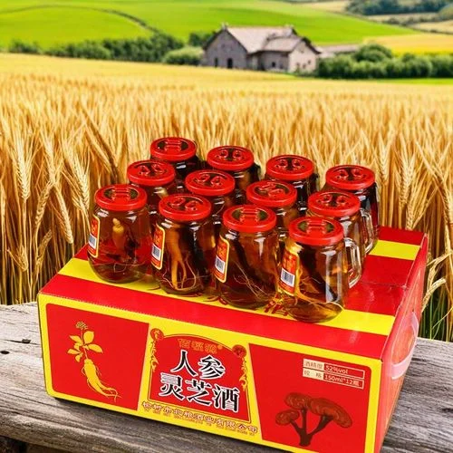 长春纯粮白酒酿制原料与发酵场景：东北红高粱、大曲曲块和正在发酵的陶缸_1