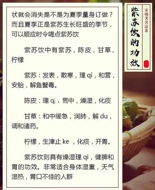 紫苏泡酒制作过程图：玻璃罐中翠绿紫苏叶浸泡在清澈白酒中，旁边配有冰糖和比例便签。_1