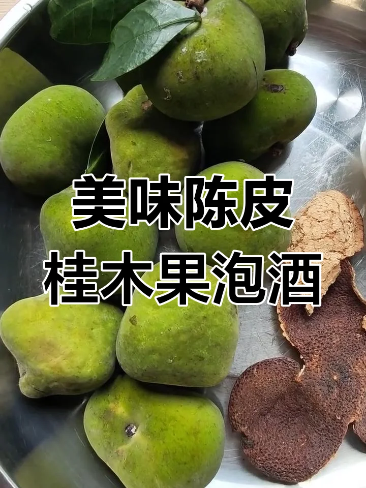 正在浸泡中的陈皮酒特写：金黄的酒液与干燥的陈皮在玻璃罐中形成鲜明对比_1
