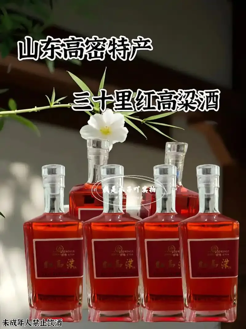 饱满的高密红高粱与一杯清澈的新酿高粱酒特写，展现纯粮酿造的核心原料与成果。_1