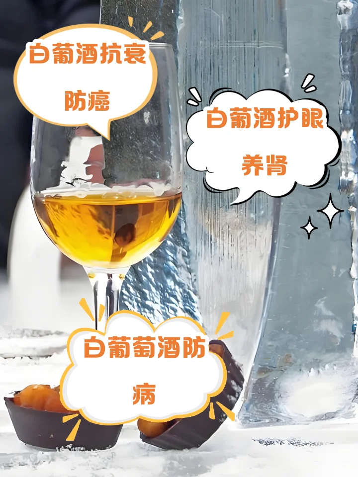 一杯清澈的白葡萄酒与新鲜葡萄的静物摄影，展现健康愉悦的品酒场景_1
