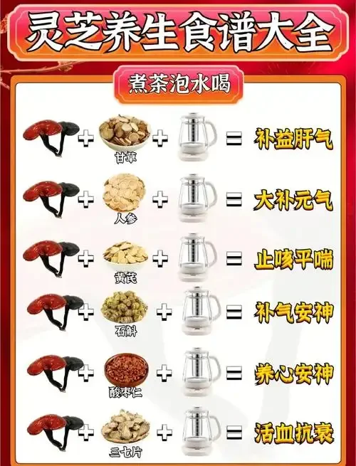 灵芝泡酒过程展示：透明玻璃瓶中的琥珀色酒液浸泡着赤芝、枸杞和红枣_1