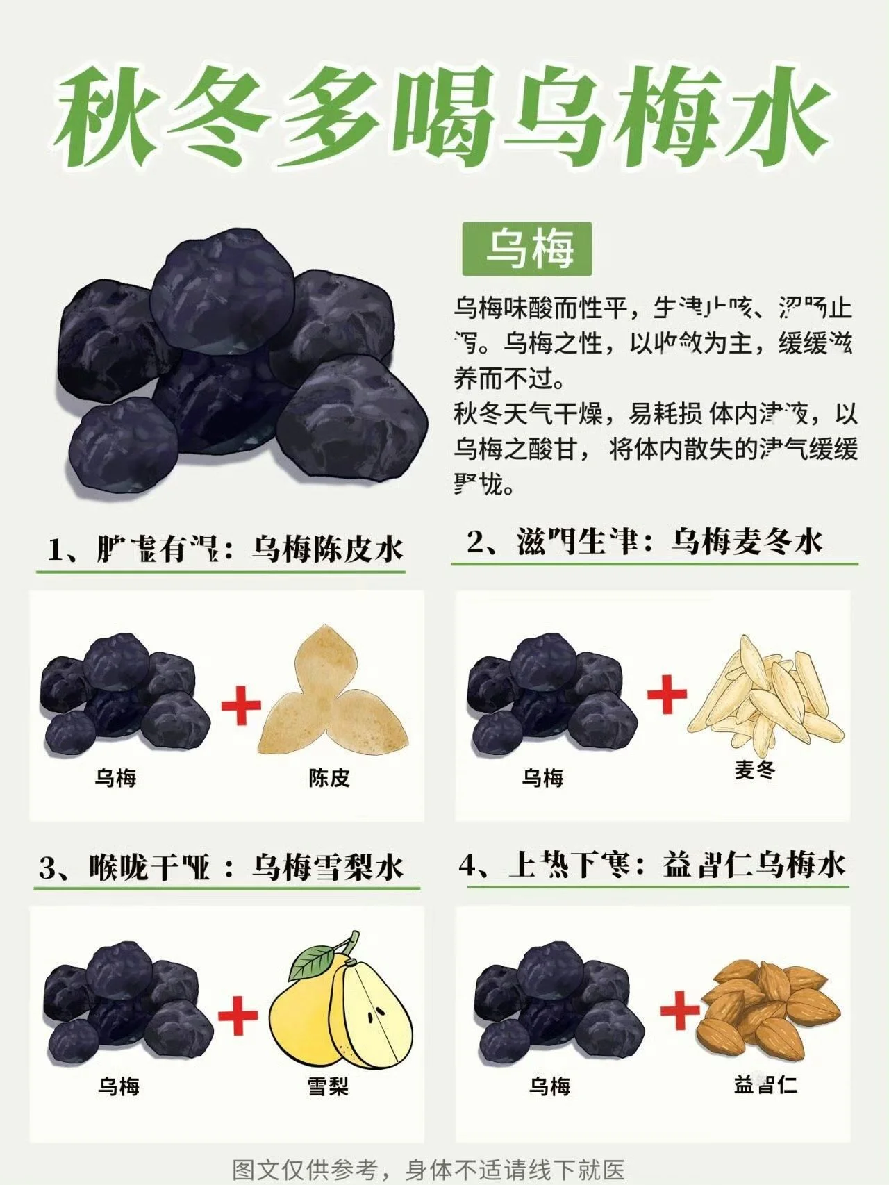 家庭自制的乌梅枸杞酒特写，酒液琥珀色清澈，可见乌梅与枸杞，背景为木桌与原料_1