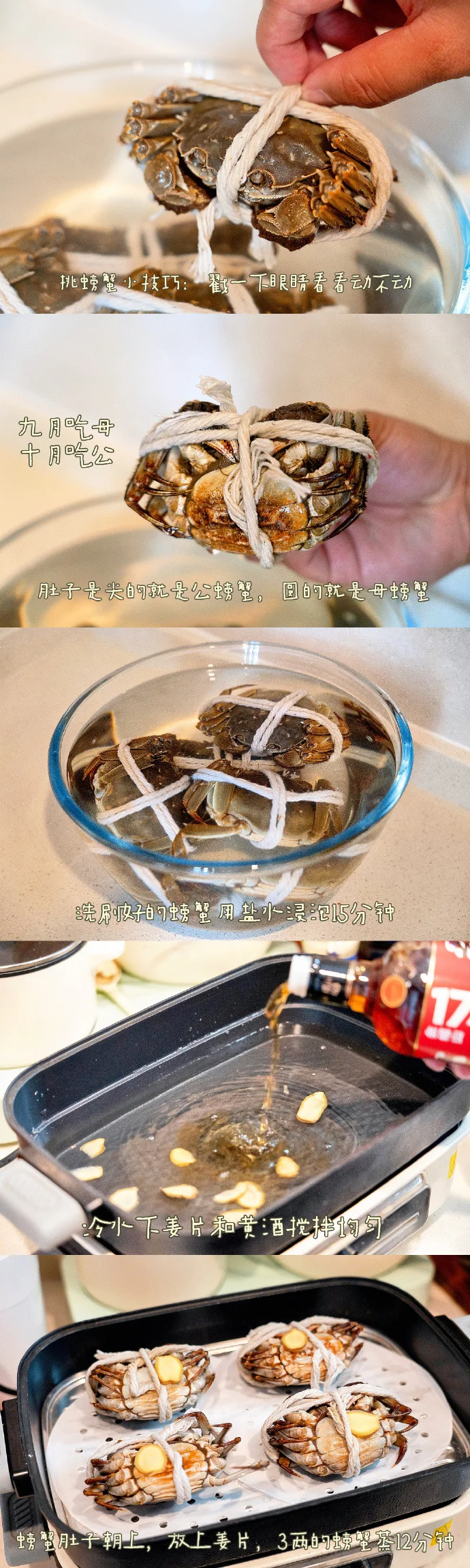 螃蟹炖黄酒成品图，琥珀色汤汁中浸泡着红色的螃蟹，搭配红枣和姜片，呈现温暖滋补的视觉效果。_1