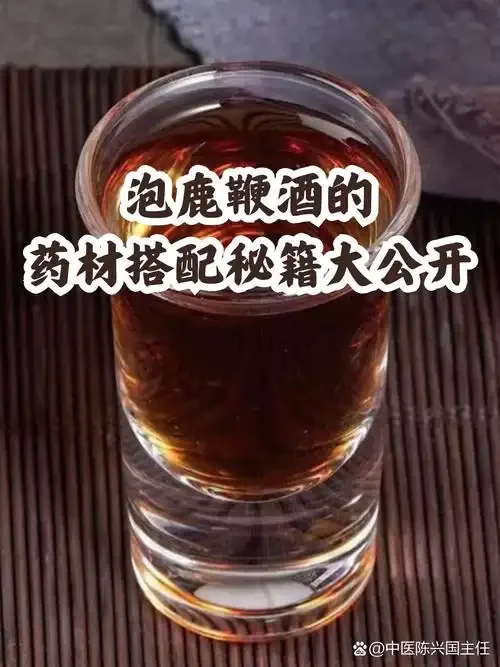 专业酿酒师视角下，装有已处理干鹿骨的透明泡酒罐，展示了鹿骨泡酒处理后的理想状态。_1