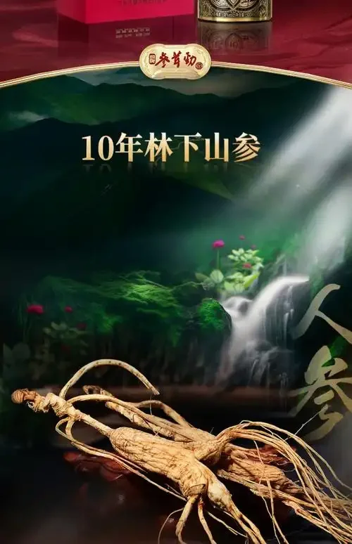 家庭酿造参茸劲酒实拍图，展示成品酒液与核心药材人参、鹿茸。_1