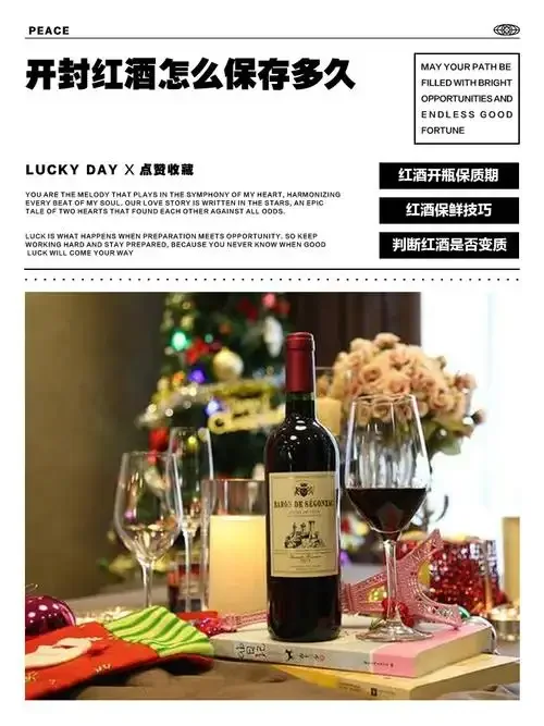 已开封的半瓶红酒与小型空酒瓶并置，瓶口使用真空塞密封，展示家庭保存红酒的实用方法。_1