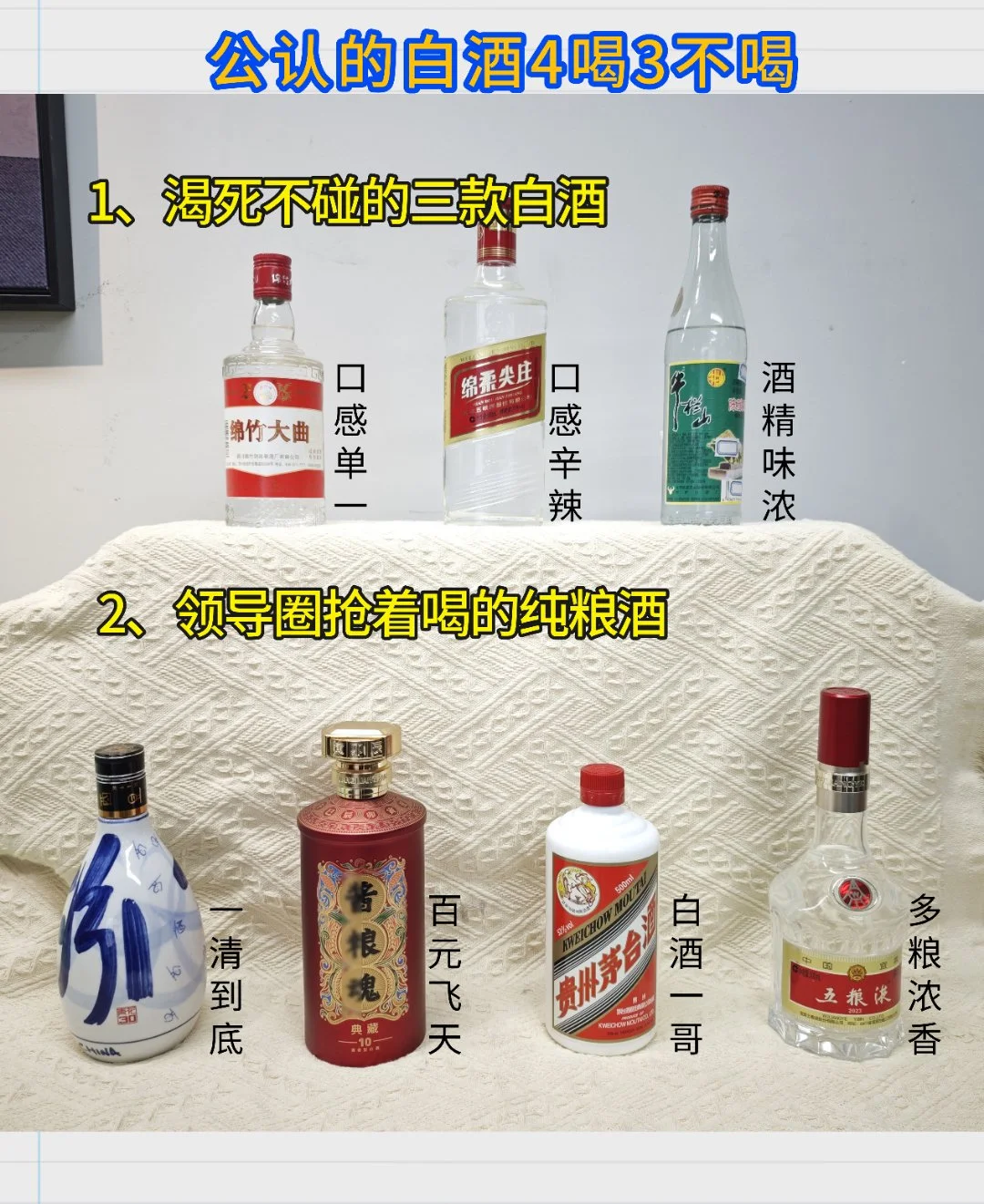 家庭酒柜内部科学存放白酒的示意图，展示避光、整齐摆放和温湿度控制环境。_1