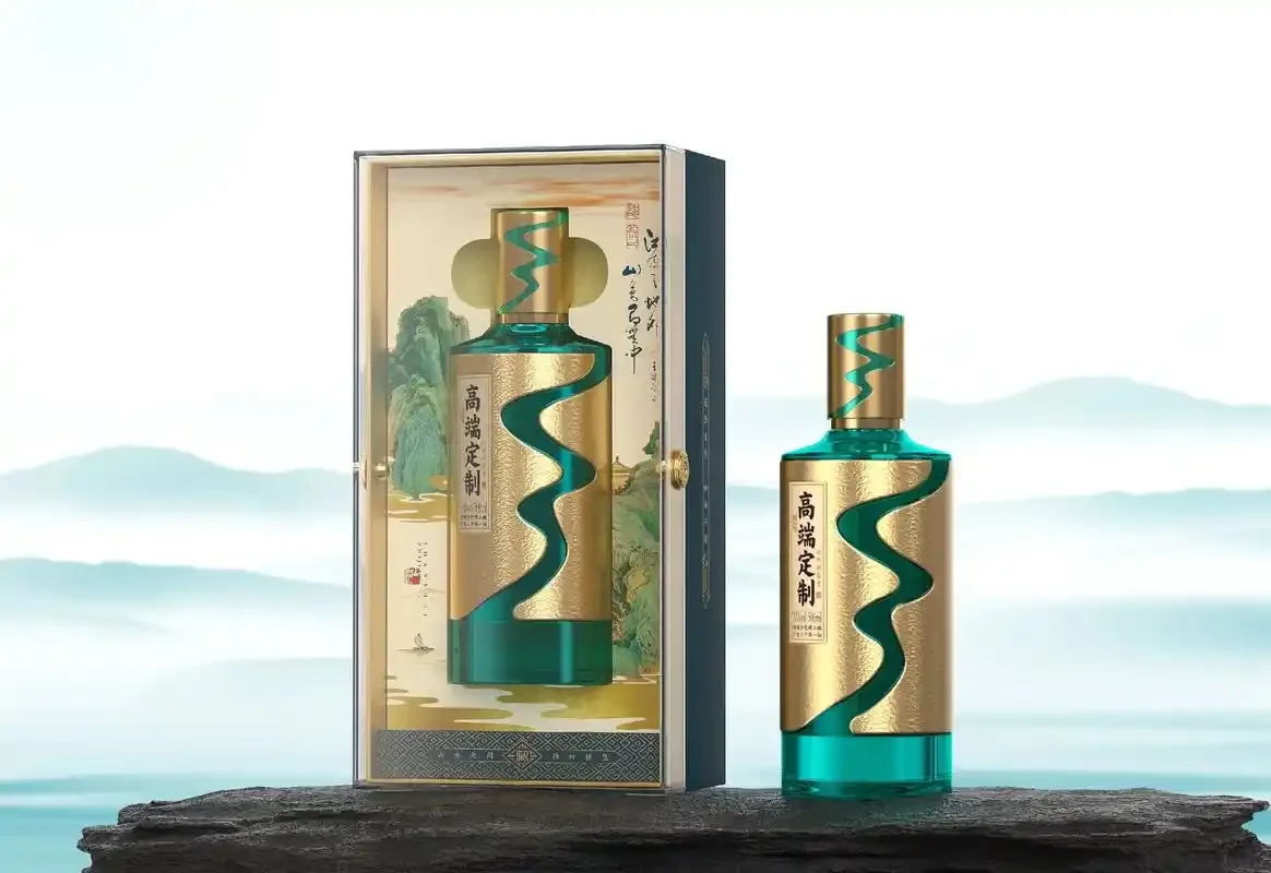 品鉴定制白酒与设计草图：一位酿酒师正在评估定制酒的口感与设计方案_1