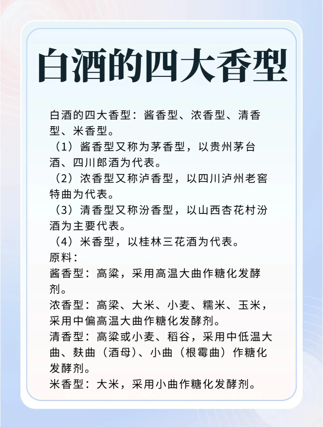 酱香型与浓香型白酒酿造工艺及酒体特征对比图_1