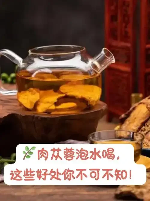 肉苁蓉养生酒泡制过程展示：透明罐中酒液金黄，药材清晰可见_1