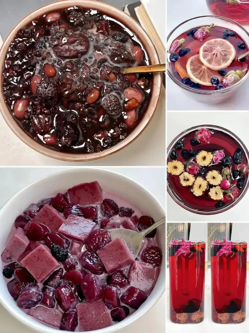 专业酿酒师展示桑葚干泡酒的正确物料准备：玻璃罐、桑葚干、冰糖和白酒。_1