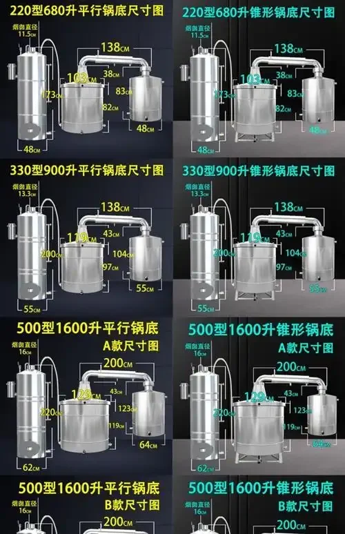 一台不锈钢100型酿酒设备在小型酒坊中的实际应用场景图_1
