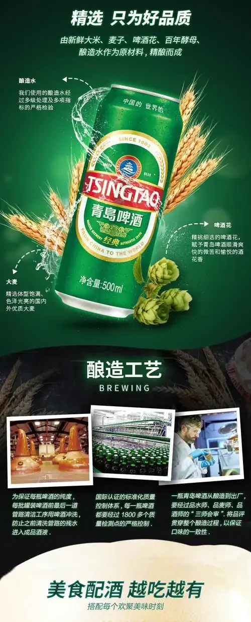 青岛精酿啤酒吧台，展示本地精酿啤酒品牌_1