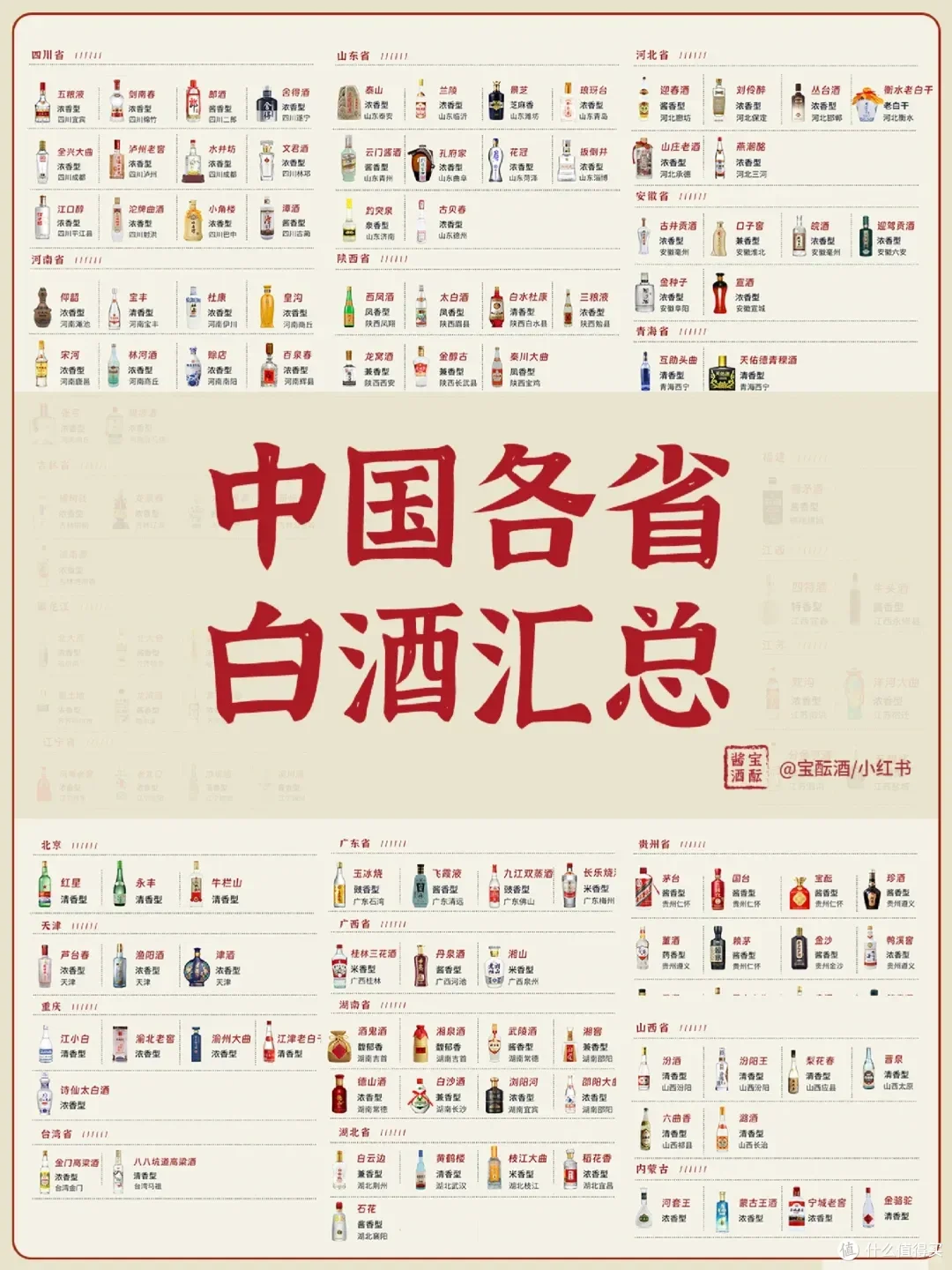 中国白酒十二大香型艺术化展示图，以水墨卷轴和不同酒坛呈现。_1