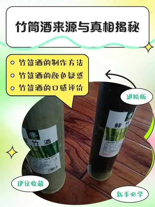 酿酒师正在制作竹筒酒，向新鲜竹筒内注入白酒_1