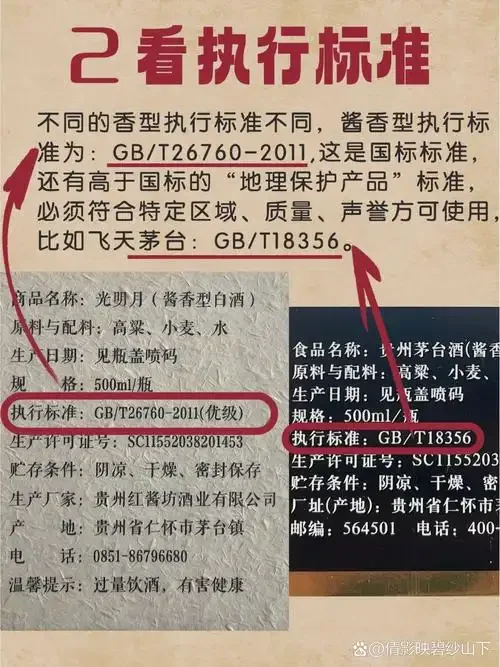 一瓶酱香型白酒与GB/T26760-2011国家标准文件摆放在一起，突出标准与纯粮酿造的主题_1